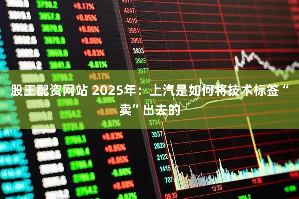 股王配资网站 2025年：上汽是如何将技术标签“卖”出去的